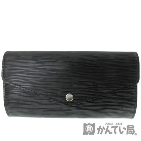 Louis Vuitton Portefeuille Sarah Long Wallet Epi Leather Noir Black LV - Picture 1 of 9